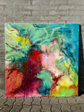 Collision of color (100x100cm)