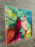 Collision of color (100x100cm)