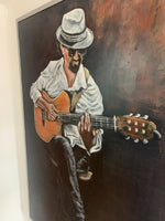 Man with guitar (100x140cm)