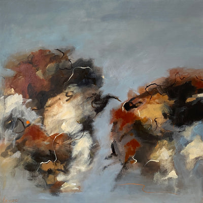 Where silence settles (80x80cm)