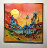 Longing and dreams (90x90cm)