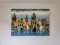 Light Towers (100x80cm)