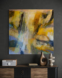 Lights will guide you home (100x100cm)