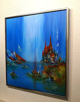 Bright nights (90x90cm)