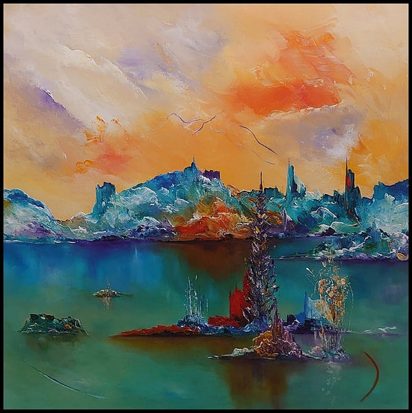 The land of light (80x80cm)