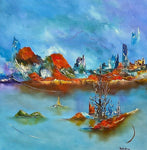 My journey through time (70x70cm)