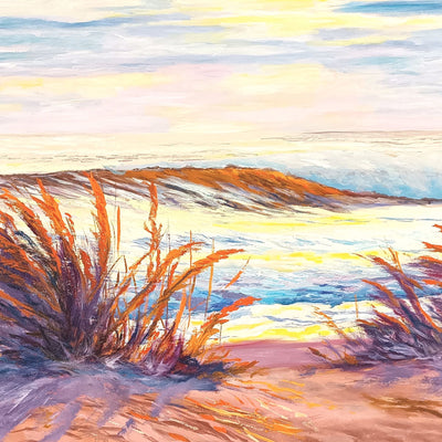 Orange shore (120x70cm)