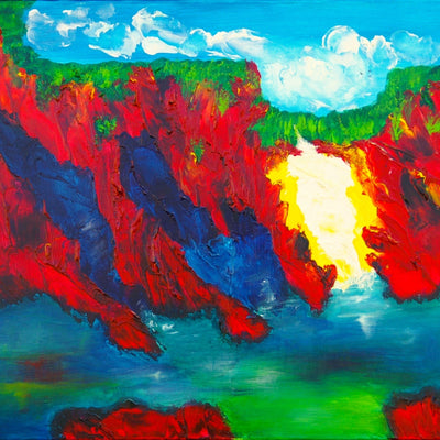 Around the falls (110x80cm)