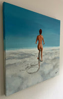 Riding on clouds (80x80cm)