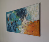River (140x70cm) - Danish Gallery - Moderne, abstrakte malerier. Online galleri med original, unik kunst til din bolig. 