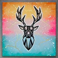 The Deer (100x100cm)