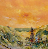 Thoughts and dreams (80x80cm) - Danish Gallery - Moderne, abstrakte malerier. Online galleri med original, unik kunst til din bolig. 