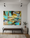 Time likes to slip away (150x120cm)