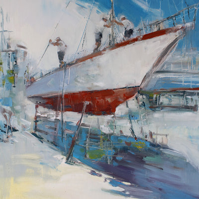 Under the mast (50x70cm)