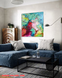 Collision of color (100x100cm)