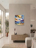 My dream universe (50x60cm) - Danish Gallery - Moderne, abstrakte malerier. Online galleri med original, unik kunst til din bolig. 