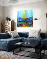 My dream world (90x90cm)