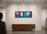 Around the falls (180x60cm) - Danish Gallery - Moderne, abstrakte malerier. Online galleri med original, unik kunst til din bolig. 