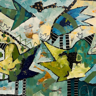 Powerbirds (100x80cm)