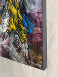 Absolute Presence (50x50cm) - Danish Gallery - Moderne, abstrakte malerier. Online galleri med original, unik kunst til din bolig. 