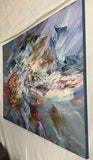 Where Tomorrow Begins (80x60cm) - Danish Gallery - Moderne, abstrakte malerier. Online galleri med original, unik kunst til din bolig. 