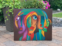 Faces (60x50cm)