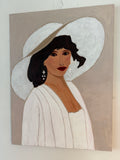 Maria in white (60x80cm)