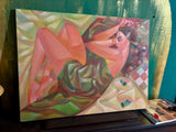 Knighty night endgames (80x60cm)