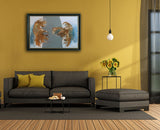 Balance Point II (150x100cm) - Danish Gallery - Moderne, abstrakte malerier. Online galleri med original, unik kunst til din bolig. 