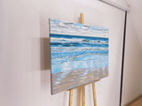 Calm sea (90x70cm) - Danish Gallery - Moderne, abstrakte malerier. Online galleri med original, unik kunst til din bolig. 