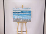 Calm sea (90x70cm) - Danish Gallery - Moderne, abstrakte malerier. Online galleri med original, unik kunst til din bolig. 