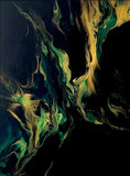 Golden waterfall  (30x40cm)