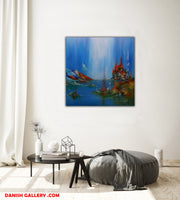 Bright nights (90x90cm)