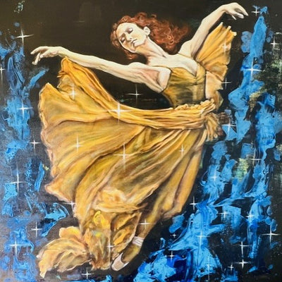 Spin in dance (100x100cm)