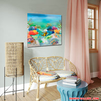 Fish life (75x75cm)
