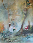 The girl on the swing (70x90cm)
