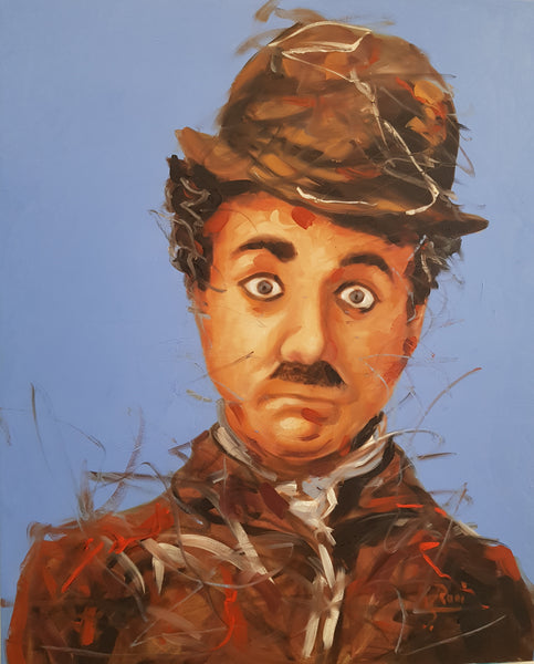 Charlie Chaplin (80x100cm)