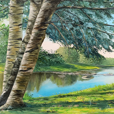 Birch branch (120x70cm)