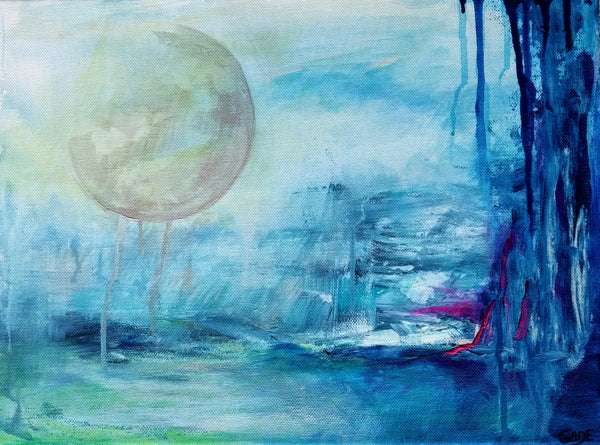 Blue Moon ( 40x30 cm )