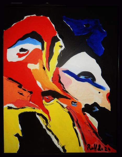 Red Riding Hood and the Wolf (62x83cm)