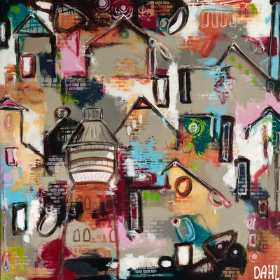 Water tower (80x80cm)