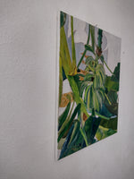 Bananaflower by the house wall II (50x60cm)