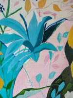 Pattern flowers II (80x80cm)