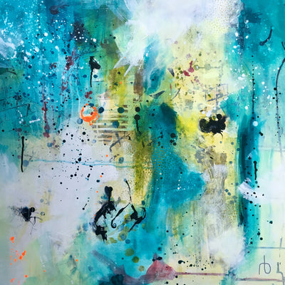 Fiery dreams ( 70x70 cm )