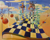 Chess mirage (100x80cm)