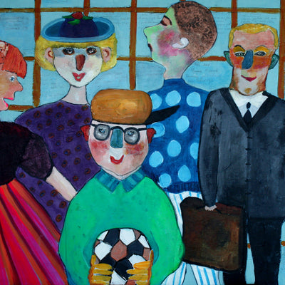 Elevator driver's diary (120x80cm)