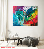 Ending on a high note (150x120cm)
